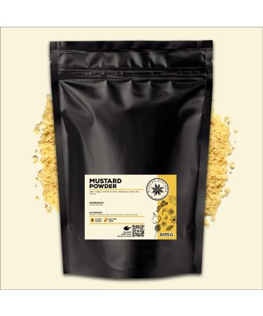 Nature Kitchen Mustard Yellow Ground 500G Seasoning Spices and Herbs. Gluten-Free and Vegan Everyday Cooking Blends for Marinades Sauces Frying Baking Or Grilling