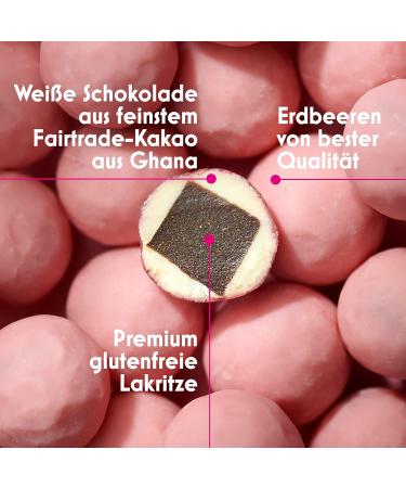 Buy SV.Michelsen Chocolate & Liquorice with White Chocolate & Strawberries - 150g | Gluten-Free Danish Gourmet Sweets Gift - Royal Danish Court Supplier - Buy Online on GoSupps.com