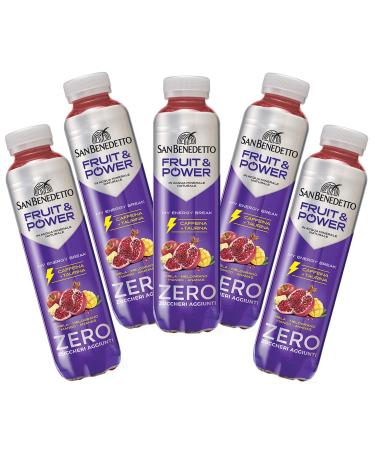 CAIYA 5X Saint Benedict Fruit & Power Zero Apple Flavor Drink Pomegranate Mango Pineapple 400ml 5 Bottles - Summer Drink 2023