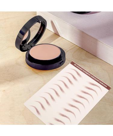  Didiseaon Didiseaon 3 Sheets Waterproof 4D Eyebrow Tattoo Sticker Hair Looking Eyebrow Transfer Stickers Temporary Tattoos For Women Men - Buy Online on GoSupps.com