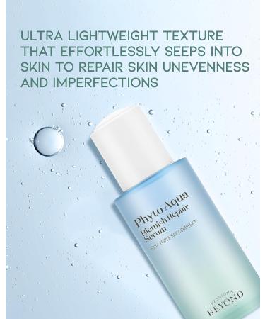 BEYOND Phyto Aqua Repair Face Serum - Vegan Korean Skincare for Clear & Hydrated Skin with Hyaluronic Acid & Niacinamide | 1.35 fl oz - Buy Online on GoSupps.com