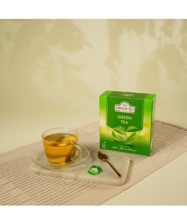 Ahmad Tea Green Tea Green Tea Teabags 100 ct - Caffeinated & Sugar-Free Green Tea 100 Count (Pack of 1) - Buy Online on GoSupps.com
