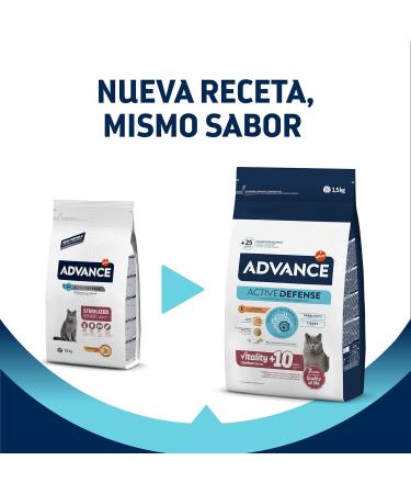 Advance Cat Senior Sterilized Cat Food Sterilized with Chicken 1.5 kg - Buy Online on GoSupps.com