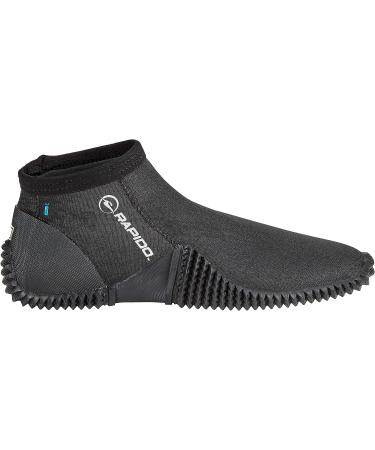 Rapido Boutique Enclave 3.0 Neoprene Wetsuit Snorkeling Surf Dive Boots - Charcoal, Size US M 10 / US W 11 - Buy Online on GoSupps.com