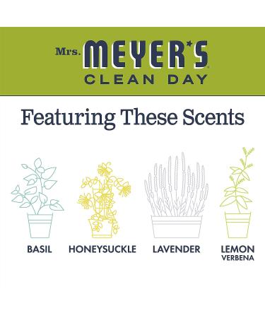Mrs. Meyer's Kitchen Essentials Set - Lemon Verbena | Hand Soap, Dish Soap, All Purpose Cleaner - 3 Count Pack - Buy Online on GoSupps.com