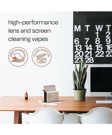 Lens Wipes for Eyeglasses - Individually Wrapped Cleaners for Glasses Screens Cameras & Laptops - Effective Eyeglass Lens Cleaner Wipes - Buy Online on GoSupps.com