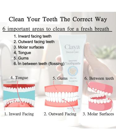 Natural Spearmint Toothpaste - Fluoride-Free, Silica-Free, Enamel-Safe, SLS-Free, Gentle & Refreshing Oral Care - Buy Online on GoSupps.com