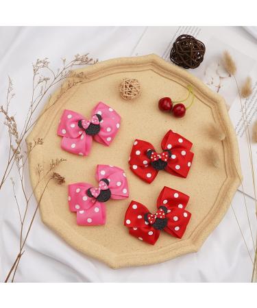 Hair Clips for Girls Hair Bows Girls Pink Hair Bows Hair Scrunchie for Women Girls Hair Accessories Cosplay Accessories for Carnival Headpiece Party Supplies (Pink D) - Buy Online on GoSupps.com