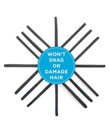 GOODY Women's Ouchless Thin Black Headwrap 6 Count - Buy Online on GoSupps.com