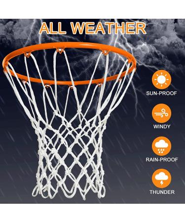 NEIJIANG Heavy Duty Basketball Net Replacement - All Weather Anti Whip, Fits Standard 12 Loops Rim - Indoor/Outdoor Use - Buy Online on GoSupps.com