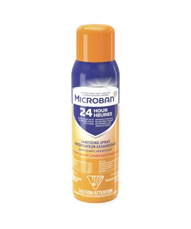 Microban 24 Hour Disinfectant Sanitizing Spray, Citrus Scent, 15 fl oz