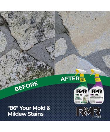 RMR Brands Mold Killer & Stain Remover Bundle - Complete Mold Prevention Kit with Disinfectant Spray - 2 x 32 Ounce Bottles - Buy Online on GoSupps.com