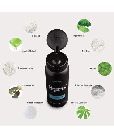Bozak Cooling Body and Powder for Men Talc Free - Jock Itch Defense - Deodorant Stops Chafing  Absorbs Sweat  and Keeps Skin Dry - with Menthol (4 oz.) – 2 Pack - Buy Online on GoSupps.com