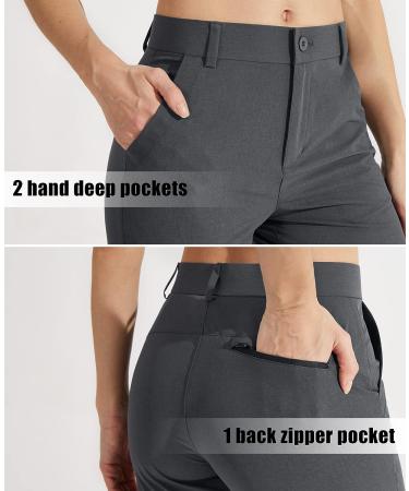 Libin Womens Golf Shorts 5 Inseam - Iron Grey | Quick Dry, Lightweight, Water Resistant | Perfect for Business, Outdoor Activities - Buy Online on GoSupps.com