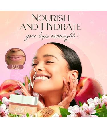 YUGLO Moisture Collagen Booster Lip Sleeping Mask - Peach | Hydrating Treatment for Dry Chapped Lips - Buy Online on GoSupps.com