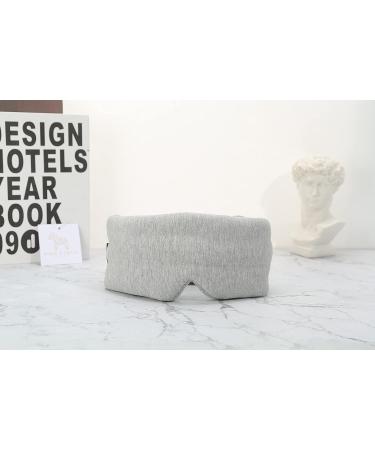 Hygge & Cwtch Full Wrap Sleeping Eye Mask | Heather Gray | Soft Cotton Unisex Blindfold - Buy Online on GoSupps.com