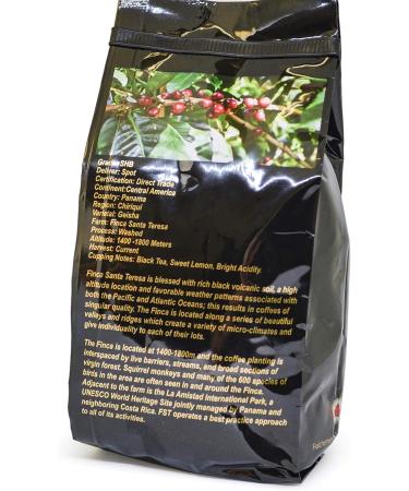 8oz 227g Panama FST Organic Geisha Coffee Whole Beans - Buy Online on GoSupps.com