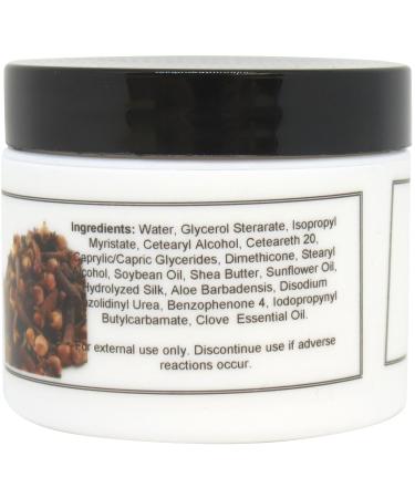 Shop Eclectic Lady Clove Satin & Silk Cream - Nourishing Body Lotion with Shea Butter Aloe & Vitamin E - 2 oz Handcrafted in the USA Phthalate-Free - Buy Online on GoSupps.com
