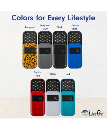 LivePure Handheld UV Light Sanitizer | Portable Disinfecting UV Light for Home Car & More | Teal - Buy Online on GoSupps.com