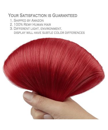 Aison Tape in Hair Extensions 18 Red 100% Remy Human Hair 20pcs 40g/pack - Straight & Thick - Buy Online on GoSupps.com
