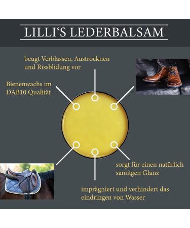 Lillis Naturals Colorless Leather Care Balm with Beeswax & Wool Grease - 300ml for Saddle Furniture Jackets & Shoes - Buy Online on GoSupps.com