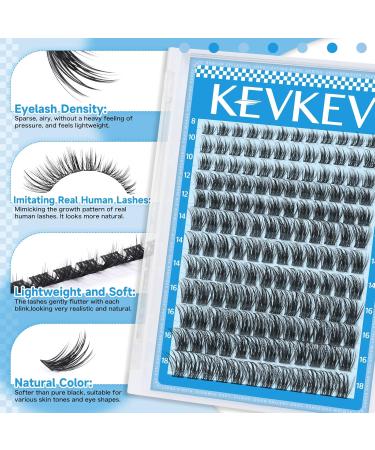 Lash Clusters 84 Pcs | DIY Cluster Eyelash Extensions | Thin Band & Soft | C-Mix (8-16mm) Cloudy - Buy Online on GoSupps.com