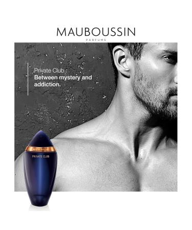 Mauboussin - Private Club 100ml (3.3 Fl Oz) - Eau de Parfum for Men - Woody & Oriental Scents - Buy Online on GoSupps.com