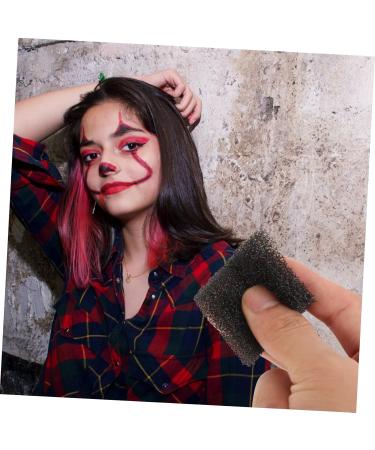 FRCOLOR 128 Pcs Makeup Sponge Set - Stipple Brushes & Halloween Tools for Scary Effects | Black Dense Sponge & Fake Scab Blood Sponges - Buy Online on GoSupps.com