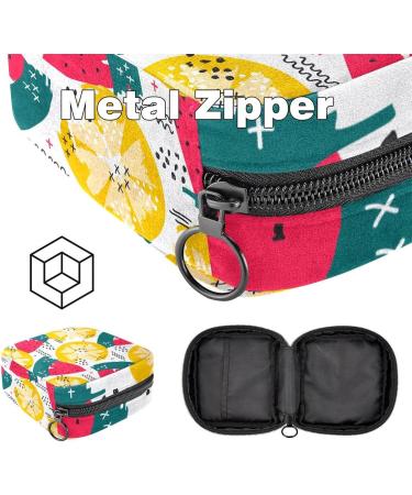 Women's Napkin Storage Bag - Portable Menstrual Cup & Bandages - Stylish Fruit Summer Pattern - Buy Online on GoSupps.com