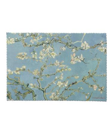 van Gogh glasses cleaning cloth Microfiber glasses cloth almond blossom