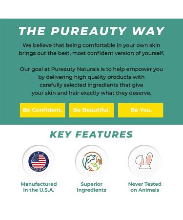 Pureauty Naturals Biotin Hair Serum - Non-Greasy Hair Growth Oil for Stronger, Healthier Looking Hair - Biotin Growth Serum - 4oz - Buy Online on GoSupps.com