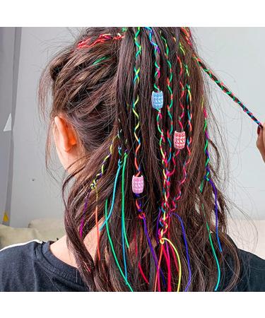 100pcs Dreadlock Beads Hair Tube Beads - Mixed Colors Style1 | Hair Braiding Decoration Accessories - Buy Online on GoSupps.com