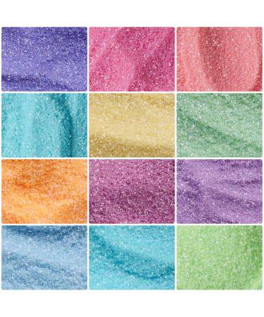 12 Colors Superfine Suspension Powder Diamond Filling Powder Cosmetic Art Decoration Powder for Women - Buy Online on GoSupps.com