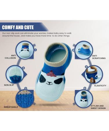 Dookeh Baby Shoes Soft Sole First Walking Sneakers 6-9 Months - Dark Blue - Buy Online on GoSupps.com