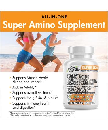 Premium Amino Acids Supplement - L-Lysine L-Threonine L-Leucine & More | International Shipping - Buy Online on GoSupps.com