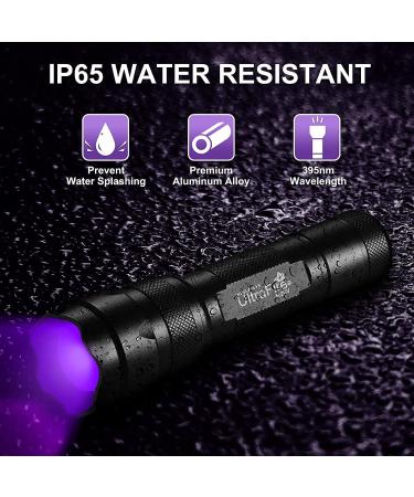 Ultrafire UV Flashlight - Super Power 395-405NM LED Black Light for Leak Detection Pet Stains & Bed Bugs - International Shipping Available - Buy Online on GoSupps.com
