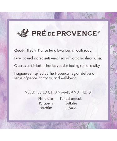 Pre de Provence Artisanal Soap Bar - Cashmere Woods 5.3 Ounce | Enriched with Organic Shea Butter | Quad Milled French Skincare for Rich Moisturizing Lather - Buy Online on GoSupps.com