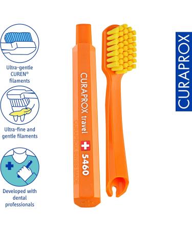 Curaprox CS 5460 Refill for Travel Toothbrush Set - 2 Random Color Pieces | International Shipping Available - Buy Online on GoSupps.com