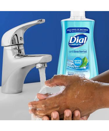 Dial Complete Antibacterial Liquid Hand Soap 7.5 fl oz - Spring Water | Single Pack - Buy Online on GoSupps.com