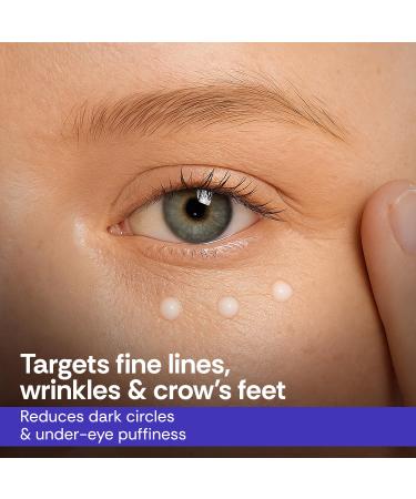 Pro-Med Retinol Eye Cream for Women & Men With Vitamin A C Hyaluronic Acid & Squalane Anti Aging Eye Treatment for Wrinkles Crow s Feet Puffiness Dark Circles 0.5 oz - Buy Online on GoSupps.com