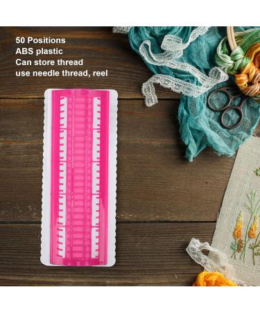 Qanyegn Tooth Flap Organizer - 50 Position Dental Floss & Crochet Tool Holder | Portable Rose Design - Buy Online on GoSupps.com