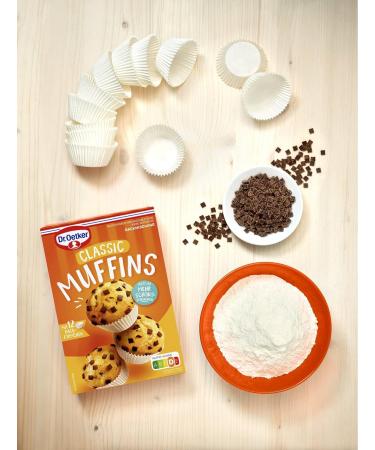 Dr. Oetker Muffins Baking Mix 370g - Classic Chocolate Muffin Mix for 12 Juicy Muffins | International Shipping - Buy Online on GoSupps.com