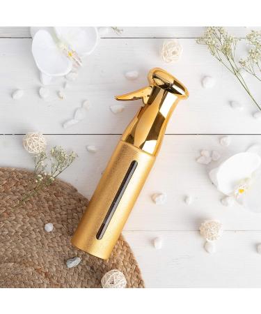 Beautify Beauties Salon Style Hair Spray Bottle (10oz) - Patent 360 Ultra Fine Water Mist Sprayer (Gold) - Buy Online on GoSupps.com