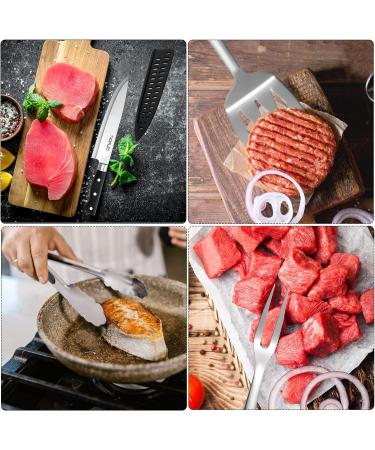 20-Piece Stainless Steel Camp Kitchen Cooking Utensil Set for Outdoor Grilling and BBQ - Portable Travel Cookware Organizer for Camping and RV - Black - Buy Online on GoSupps.com