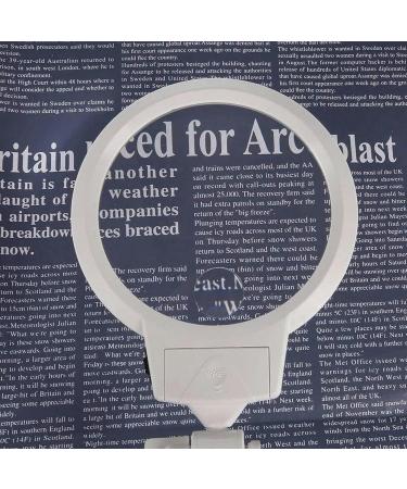 Portable Magnifier Handheld with Light Large Portable Desktop Magnifier Large Portable Illuminated Magnifier for Reading ES for Reading Full of Stars - Buy Online on GoSupps.com