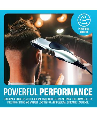 8 in 1 Mens Hair Clipper - Corded Hair Clippers for Men | DIY Haircuts Home Hair Cutting | Men s Head Shaver Buzz Cut Fading | Secure Fit Premium Cutting Combs - Buy Online on GoSupps.com