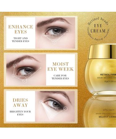Retinol Dark Circle Eye Cream - Eye Cream for Eye Bags Remover - Eye Cream Anti Aging - Fade Lines Moisturizes around Eyes - Anti Wrinkle and Leave Eye Skin Smooth - Buy Online on GoSupps.com