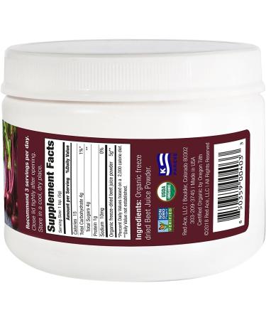 Red Ace Organic Beet Juice Powder - Nitric Oxide Booster, No Sugar, Non-GMO, 5.3 oz - Buy Online on GoSupps.com