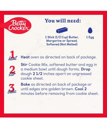 Buy Betty Crocker Oatmeal Chocolate Chip Cookies - 496g Pack | International Shipping Available - Buy Online on GoSupps.com