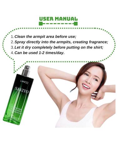 Buy (6 Pack) SAKITO Underarm Deodorant Spray - Prevents Sweat No Stains 24-Hour Freshness - International Shipping Available - Buy Online on GoSupps.com